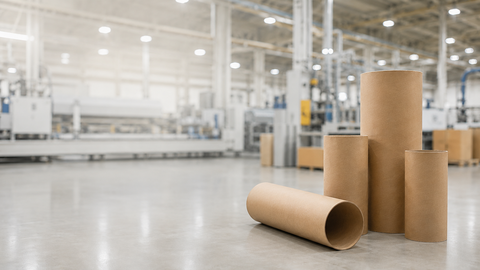 Industrijske kartonske cijevi, prstenovi i segmenti